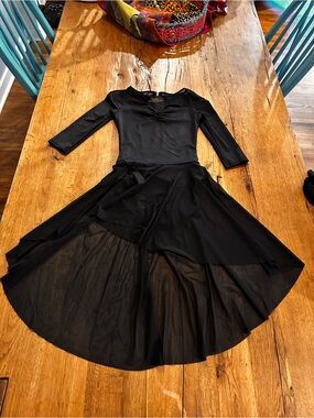 Weissman "A Million Dreams" High-Low Illusion Dress Dance Costume Style 14663